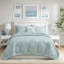 Ensemble de courtepointe brodée réversible en coton 4 pièces avec coussin décoratif très grand / très grand californien-117486576