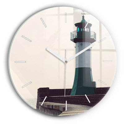Glass Wall Clock