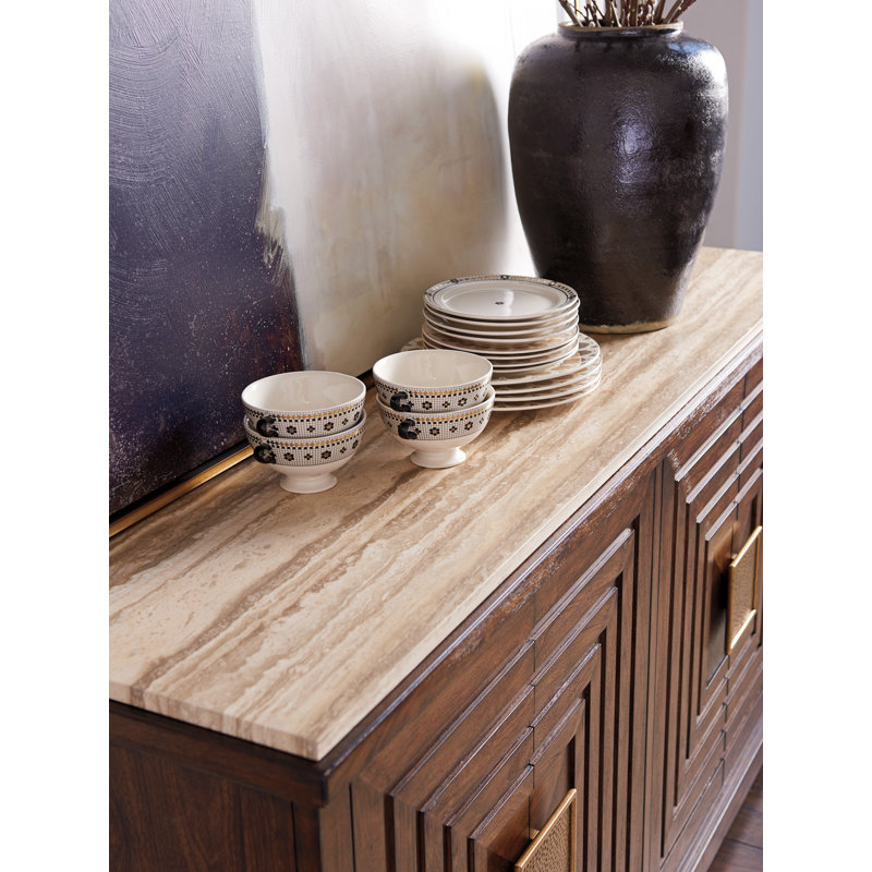 Silverado Los Gatos Buffet With Stone Top