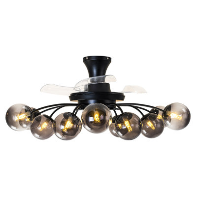 Ventilateur de plafond 12 lumières avec télécommande