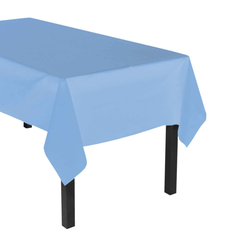 Plastique jetable nappe Murph, Bleu ciel