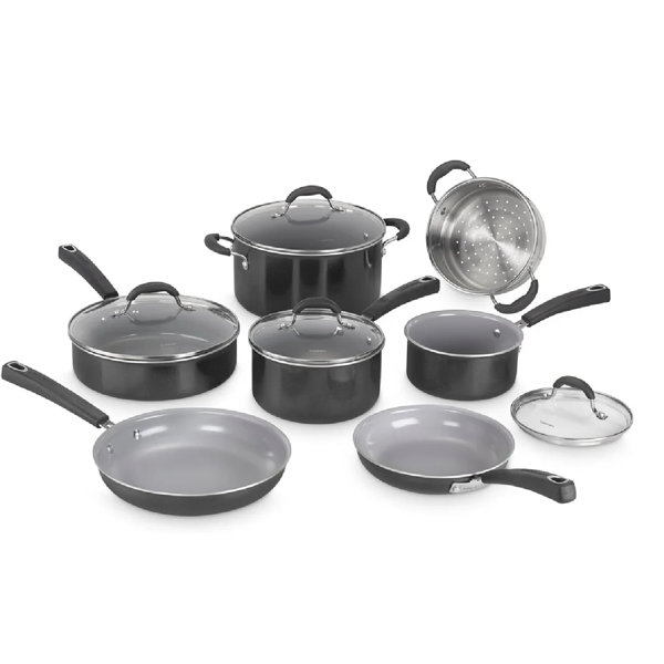 Set de utensilios de cocina antiadherentes Cuisinart Ceramica XT de 11 piezas