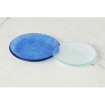 Ensemble d'assiettes en verre