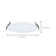 20 Watt 8 Inch LED Direct Wire Downlight Remote Driver CCT Selectable Dual Dimming Flat Face