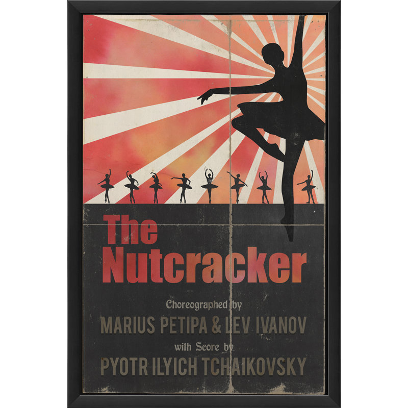 Affiche rétro encadrée casse-noisette