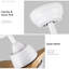 52 po  Ventilateur de plafond à DEL avec pales à grain de bois avec télécommande-1446042183-1446773645