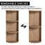 Meuble-lavabo mural 36 po avec lavabo et support de rangement 36 po