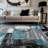 Fanton Modern Abstract Performance Gray/Ivory/Blue Area Rug-2083446204-2047548051