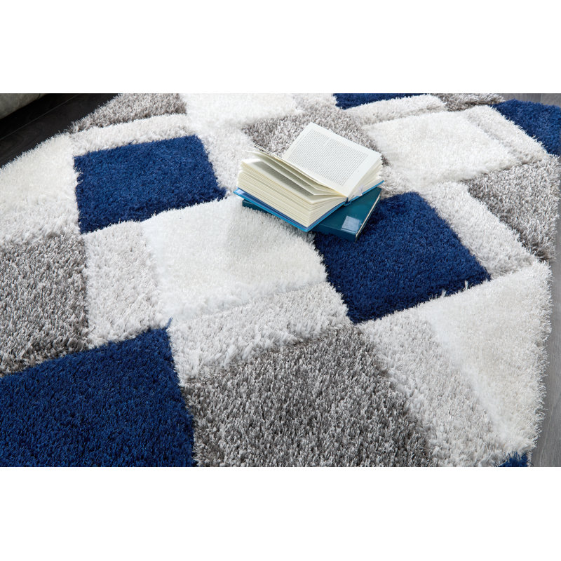 Marston Geometric Hand Tufted Area Rug, Rectangle 120 x 170cm