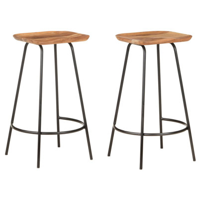 Counter Stool with Metal Frame