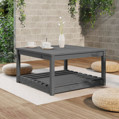 Singita Rectangular Pine Outdoor Coffee Table , cm W cm D