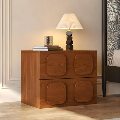 Side Table With Storage, Modern End Table With Drawer And Cabinet For Living Room Or Bedroom
