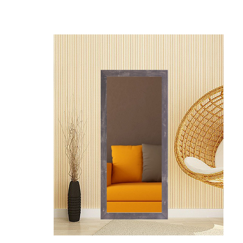 Khawla Solid Wood Flat Mirror, 66" H x 31" W