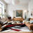 Galaxy Series Abrstract Black/Gray/Ivory/Beige Area Rug-2087037089