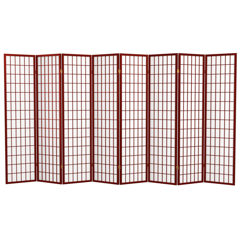 Paravent Shoji pliable Alex 70'' H, 8, Palissandre