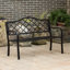 Banc de jardin en métal Barty