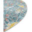 Tapis bleu à motif abstrait Folmar-23841269