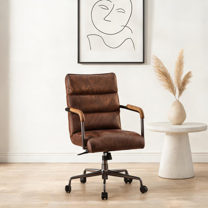 Mobilier de bureau et d'école avec cadre en métal 23 po x 25 po x 38 po et siège pivotant