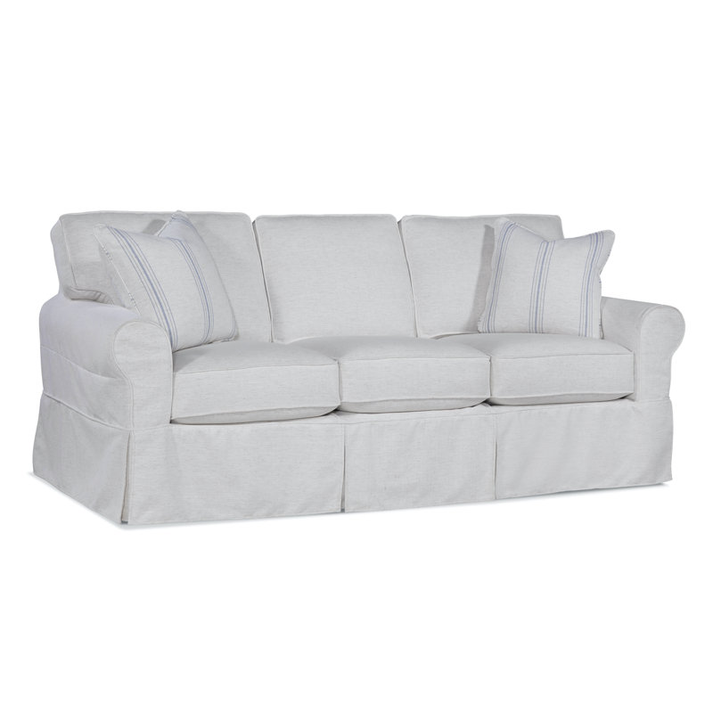 Bedford Queen Sleeper Sofa, Gel Memory Foam Mattress, Blue Geometric Jacquard