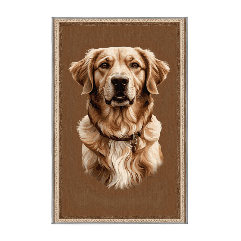  Tapis lavable Chesapeake Bay Retriever Dogs, Rectangulaire 7 pi x 10 pi