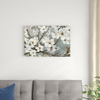 Fleurs de cerisier I - bleu