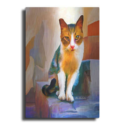 Chat 1A par Ata Alishahi - impression sans cadre sur métal