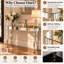 Aadan 120cm Glass Console Table