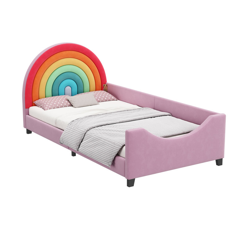 Lit de jour simple tapissier arc-en-ciel Rainbow