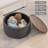 29.5 Inch Round Storage Ottoman Coffee Table,Modern Circle Coffee Table With Storage With Removable Lid Top And Solid Wood Legs,Large Round Ottoman For Bedroom,Living Room-1061834925