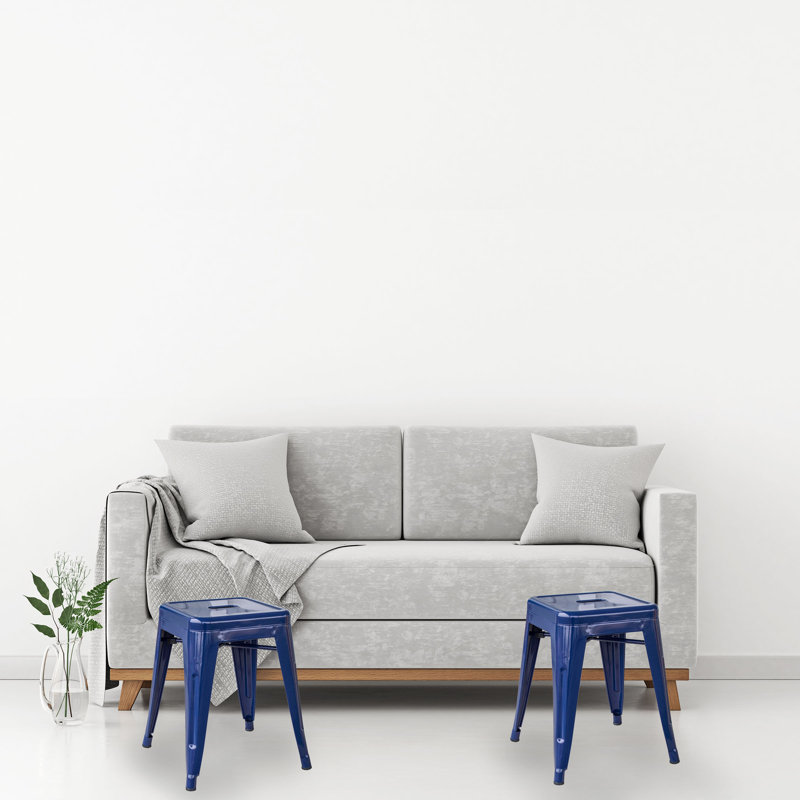 Tabouret Shelli, Bleu
