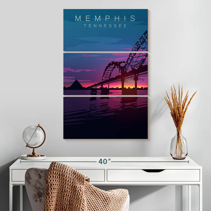 Masam Memphis Tennessee Poster, 32" H x 20" W