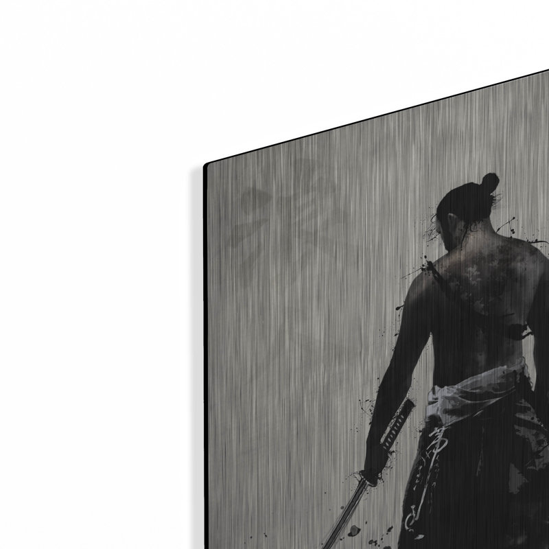 «Ronin» par Nicklas Gustafsson, art mural en métal, H 16 po x l 12 po