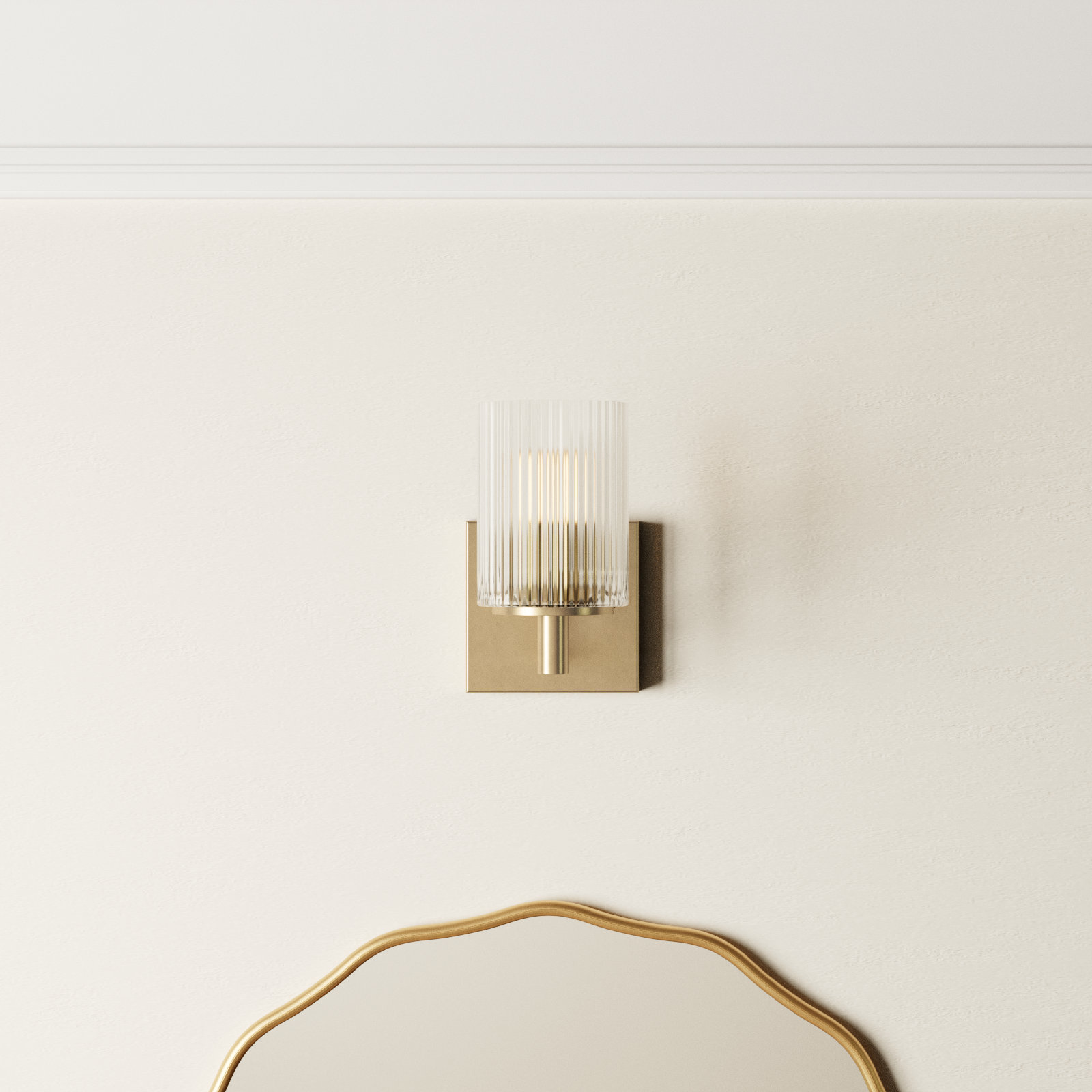 Keta Bath Sconce, 1, Satin Bronze