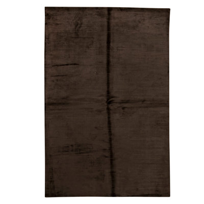 Hand Loomed Area Rug in Black