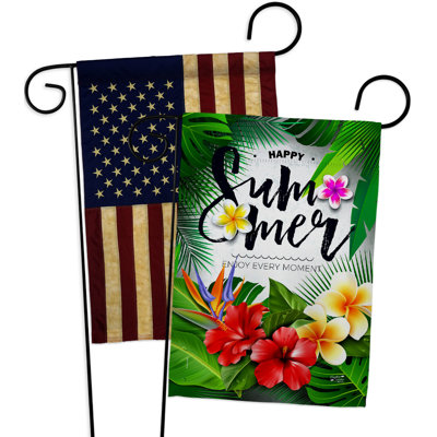 Double Sided 18.5'' H x 13'' W Polyester Garden Flag