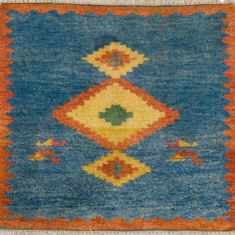 Abstract Indoor Rug, Square 3'