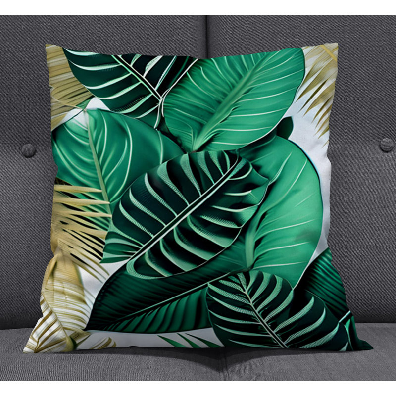 Throw Pillow, 16"H x 16"W, Pillow Cover Only - No Insert