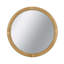 Miroir rond en rotin 31,9 po