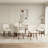 Modern Upholstered Dining Chair with Solid Wood Legs-2012503792