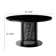 Ceballo Metal Round Dining Table Hollowout Grid Base