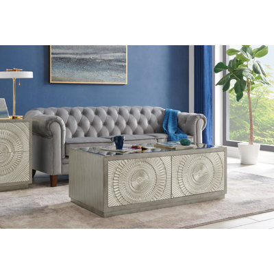 Heywood Block Coffee Table with Storage