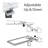 Carex Overbed Table And Hospital Bed Table - Table With Wheels - Over The Bed Table For Home Use And Hospital, Bedside Table With Wheels, Over Bed Desk, Over Bed Table With Wheels