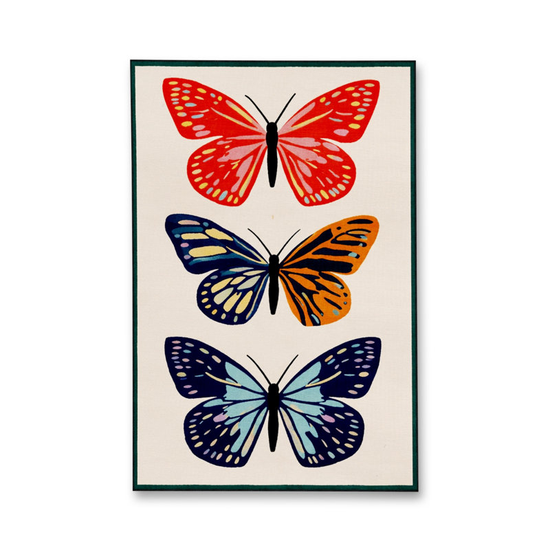 Tapis tissé à la crème Mosso, 3'3" x 6'7"