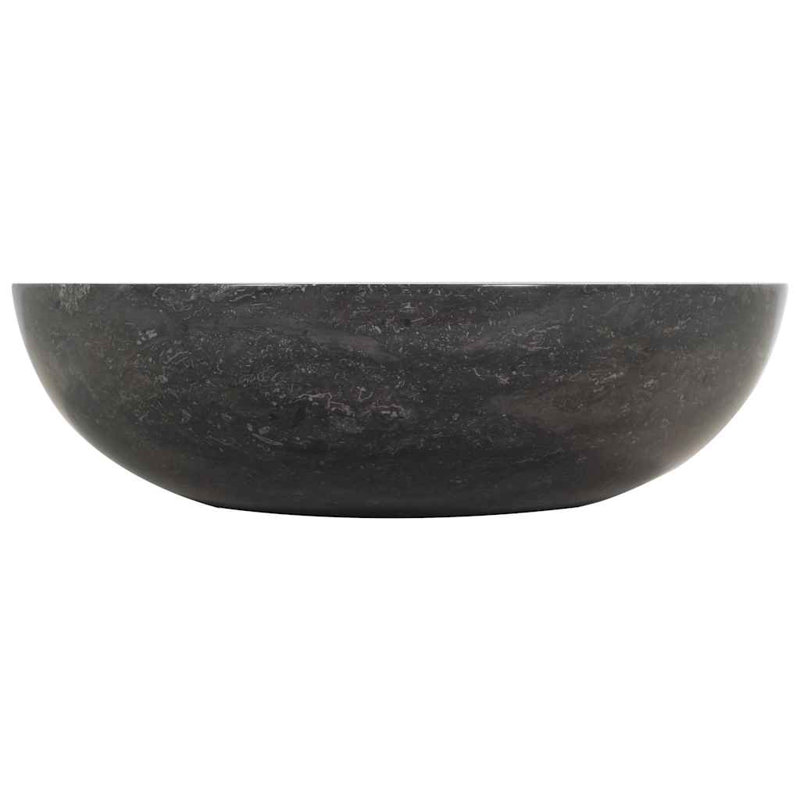 Emeline Marble Countertop Basin, Black