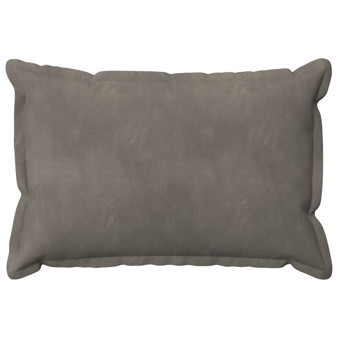 VIDAXL - Cushion Cover - Velvet - Light Grey - 40 x 40 cm - Set of 2 - Image 2