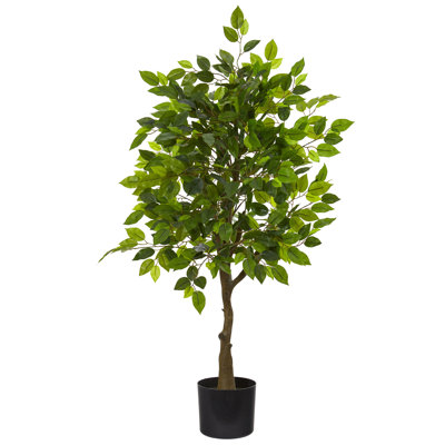 39'' Faux Ficus Tree in Pot Liner
