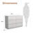 47.2" Wide Modern Wood Dresser With 6 Drawers-1966228709
