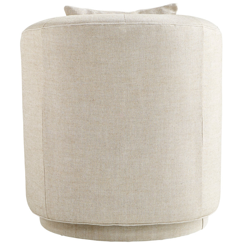 Ocassionelle Swivel Armchair, Cream Linen