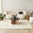 Modern Coffee Table with 100% Tempered Glass Top, 29.5 x 13.8 x 29.5 inches | Stylish Oak & Fume Color | Sturdy 100% Melamine Coated Particle Board Frame, Perfect for Scandinavian-Inspired Living Rooms & Contemporary Spaces-1175137037