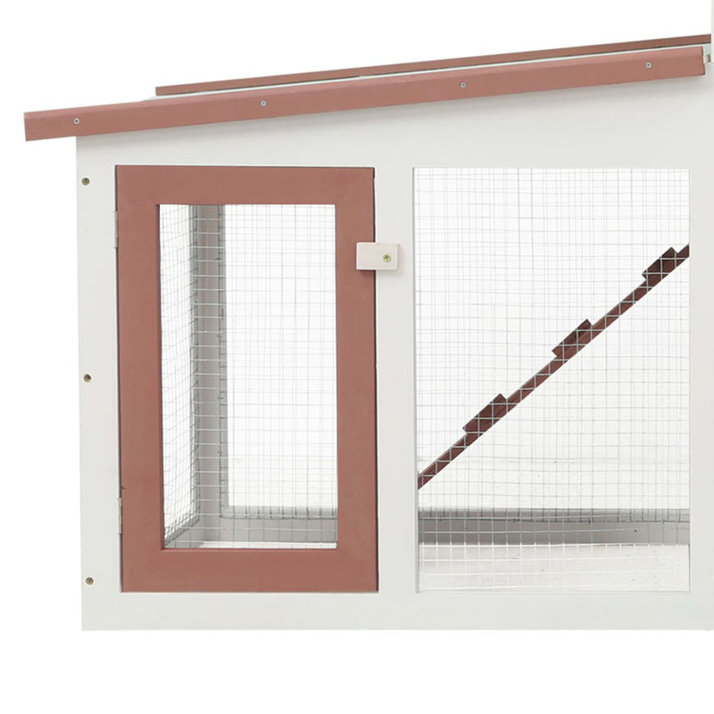 Ludgershall Weather Resistant Rabbit Hutch, Brown